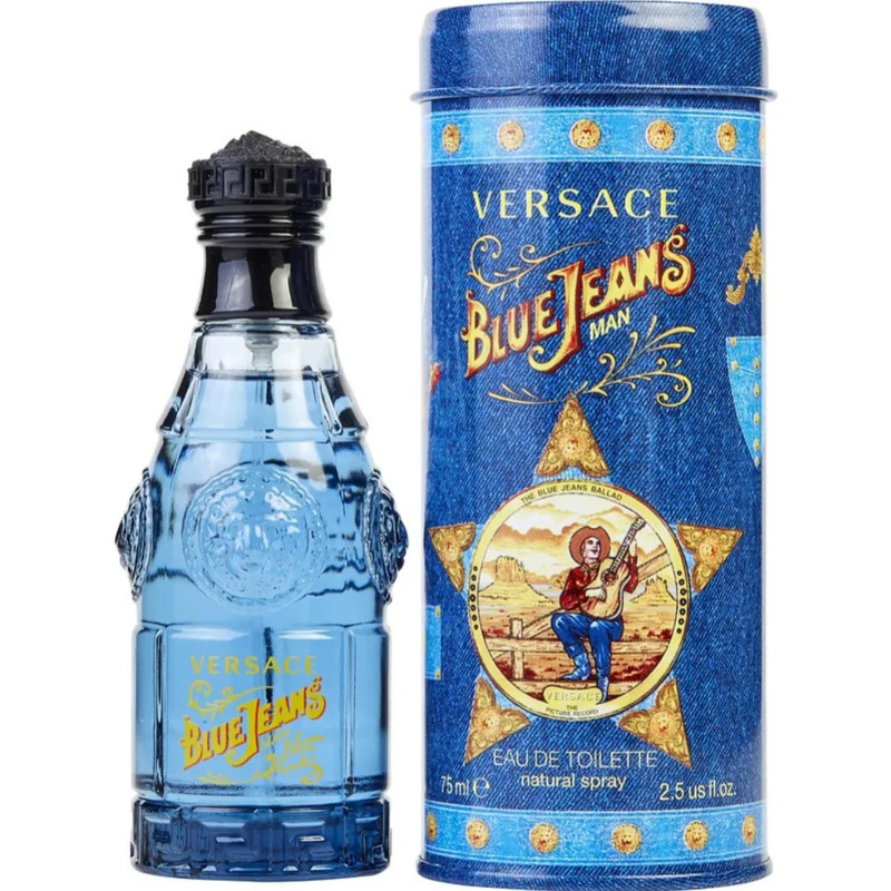 Versace Blue Jeans Men 2.5 Oz. Edt Sp