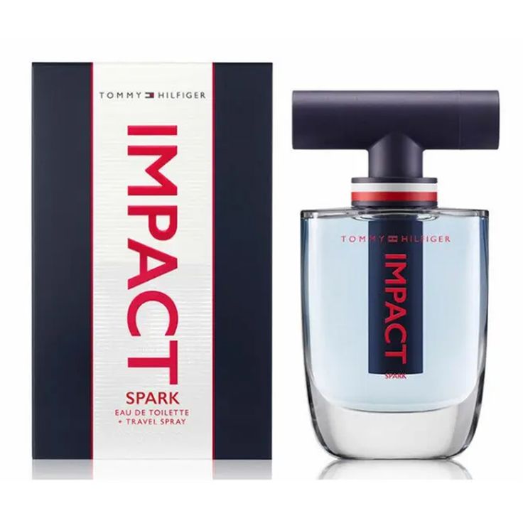 Tommy Hilfiger Impact Spark Men 3.4 Oz Edt / Travel Sp 0.14 Oz.