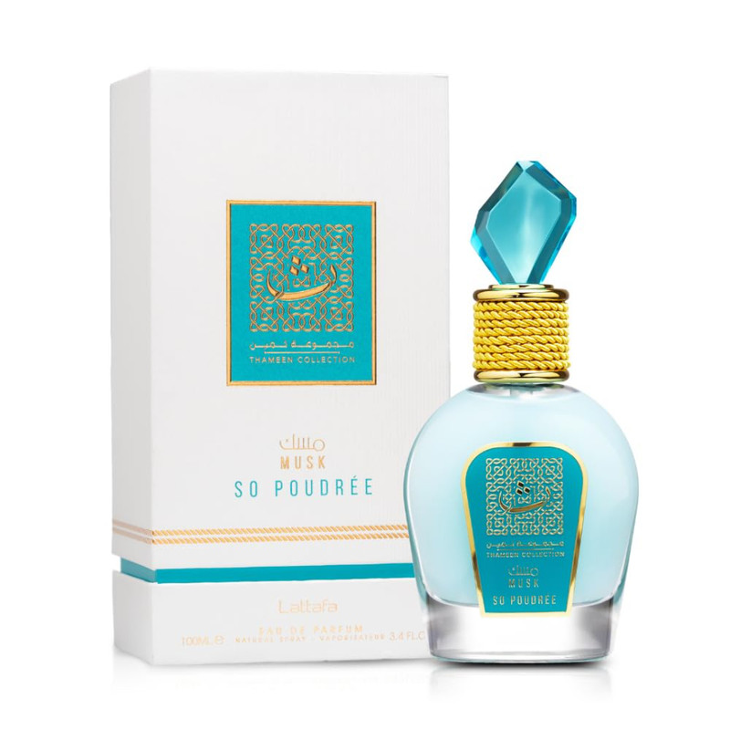 Lattafa Thameen Collection Musk So Poudree Edp 3.4 Oz
