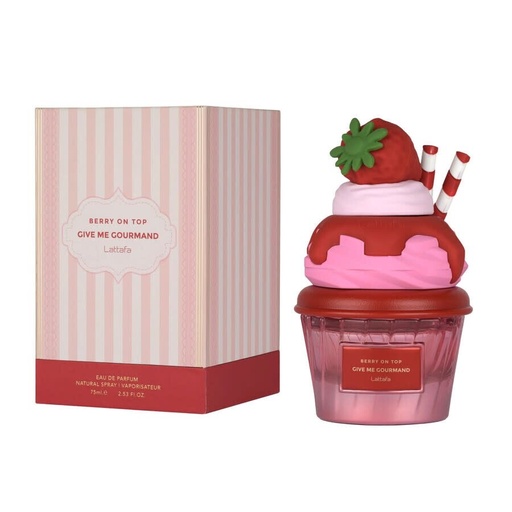 Lattafa Give Me Gourdman Berry On Top Women 2.5 Oz Edp Sp