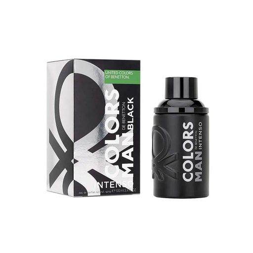 Beneton Colors Black Intense Men 3.4 Oz Edp 