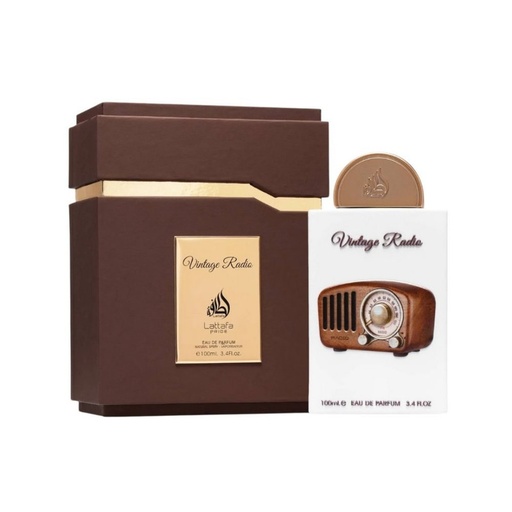 Lattafa Pride Vintage Radio Unisex 3.4 Oz Edp Sp